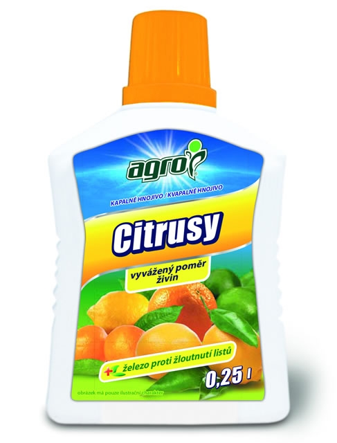 Agro- kvapalné hnojivo na citrusy 0,25l