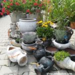 Amfóra hlinená, výška 15cm