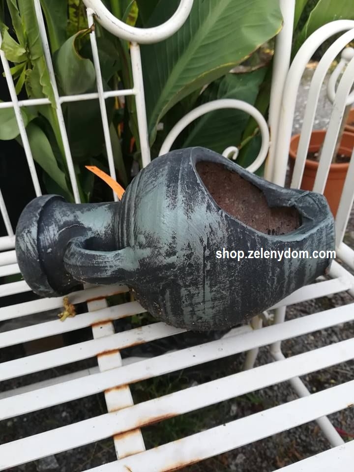 Amfóra hlinená, výška 15cm