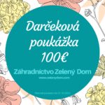 Darčeková poukážka 100,- €