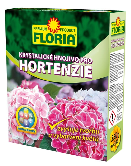 Kryštalické hnojivo na hortenzie - FLORIA, 350g
