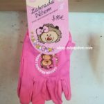 Detské záhradné rukavice, ružové