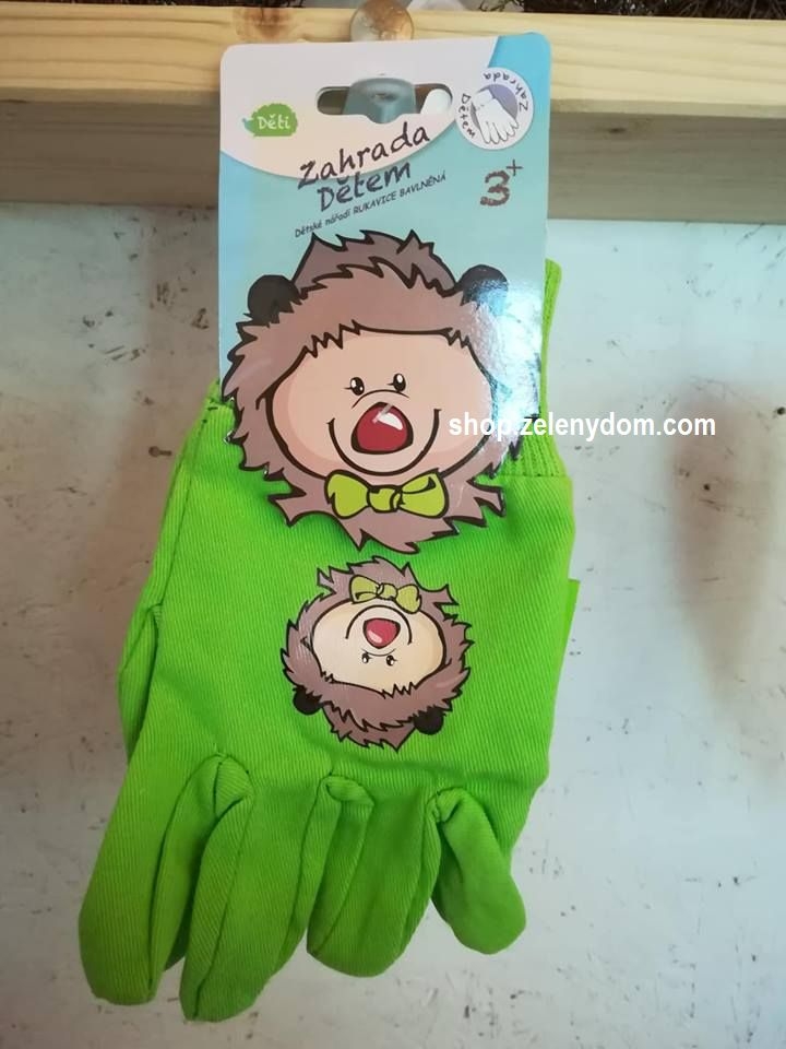 Detské záhradné rukavice, zelené
