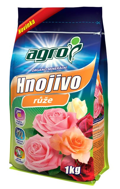 Organicko - minerálne hnojivo na ruže, 1 kg