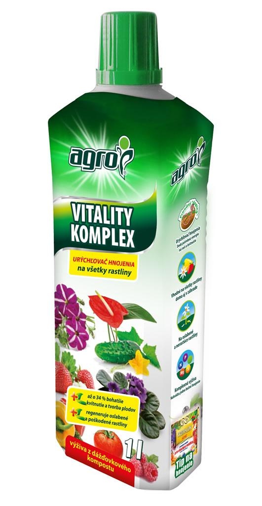 VITALITY KOMPLEX - Živá voda pre vaše rastliny, 0,5l